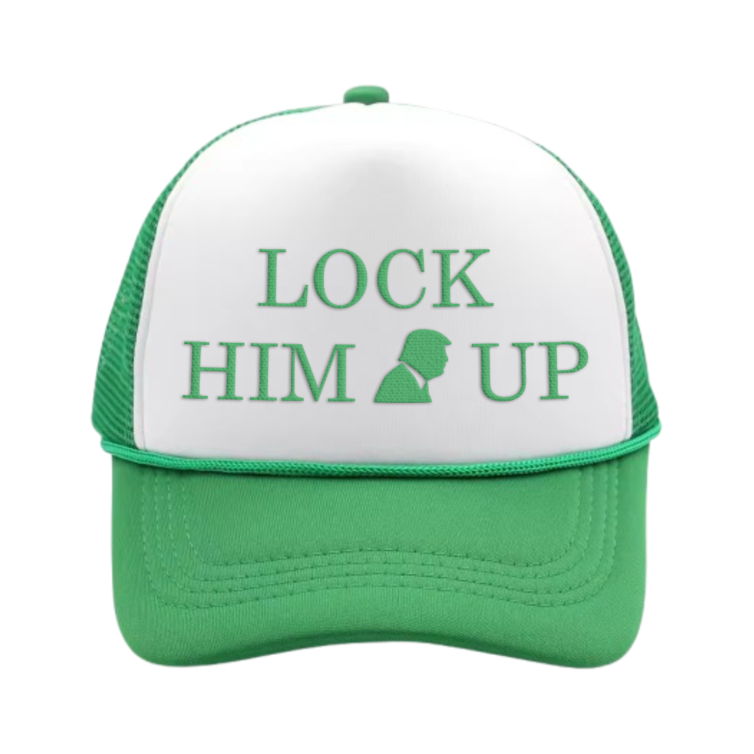 LOCK HIM UP Foam Trucker Hat