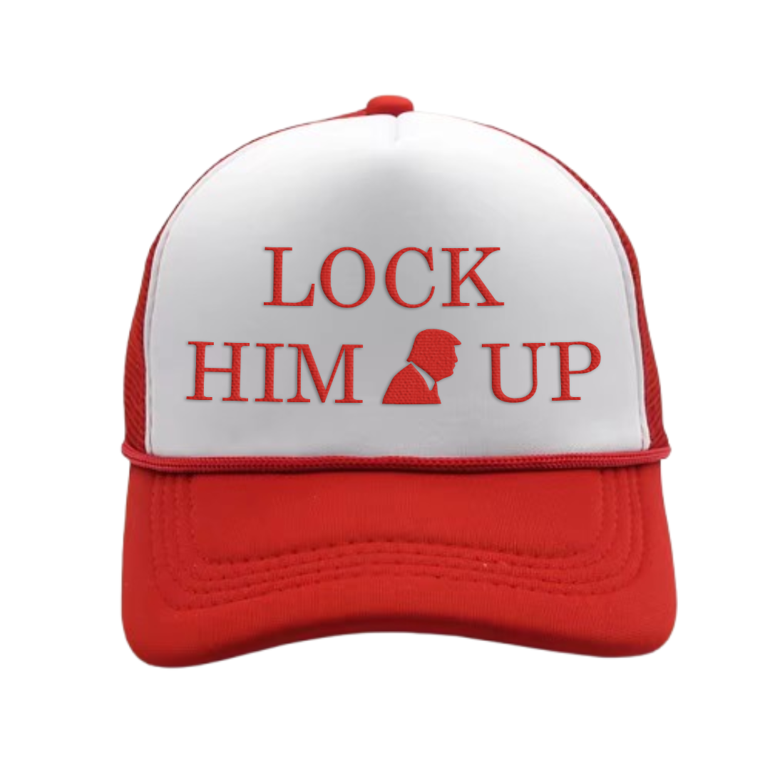 LOCK HIM UP Foam Trucker Hat