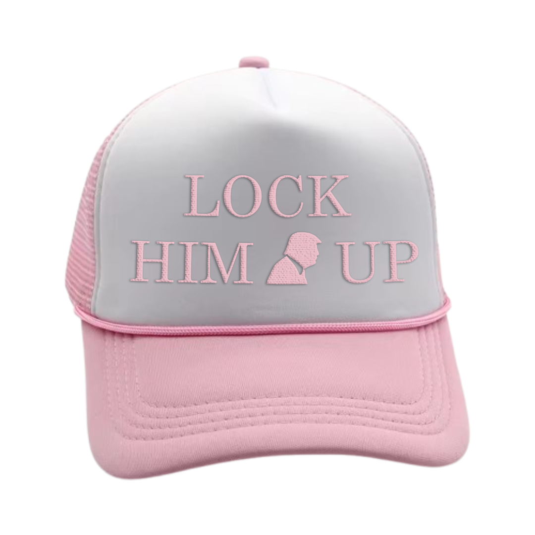LOCK HIM UP Foam Trucker Hat