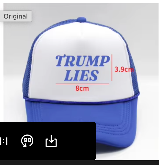 TRUMP LIES Foam Trucker Hat