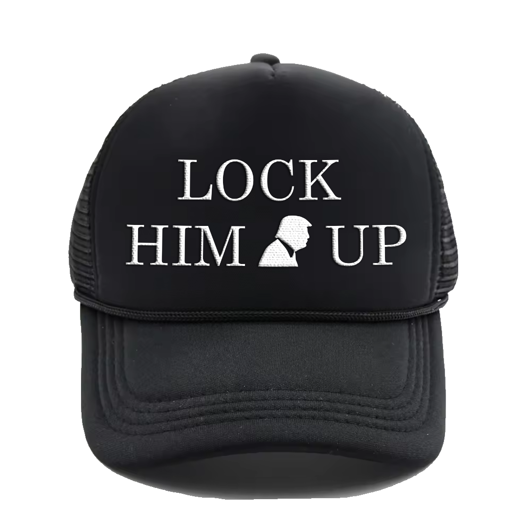 LOCK HIM UP Foam Trucker Hat