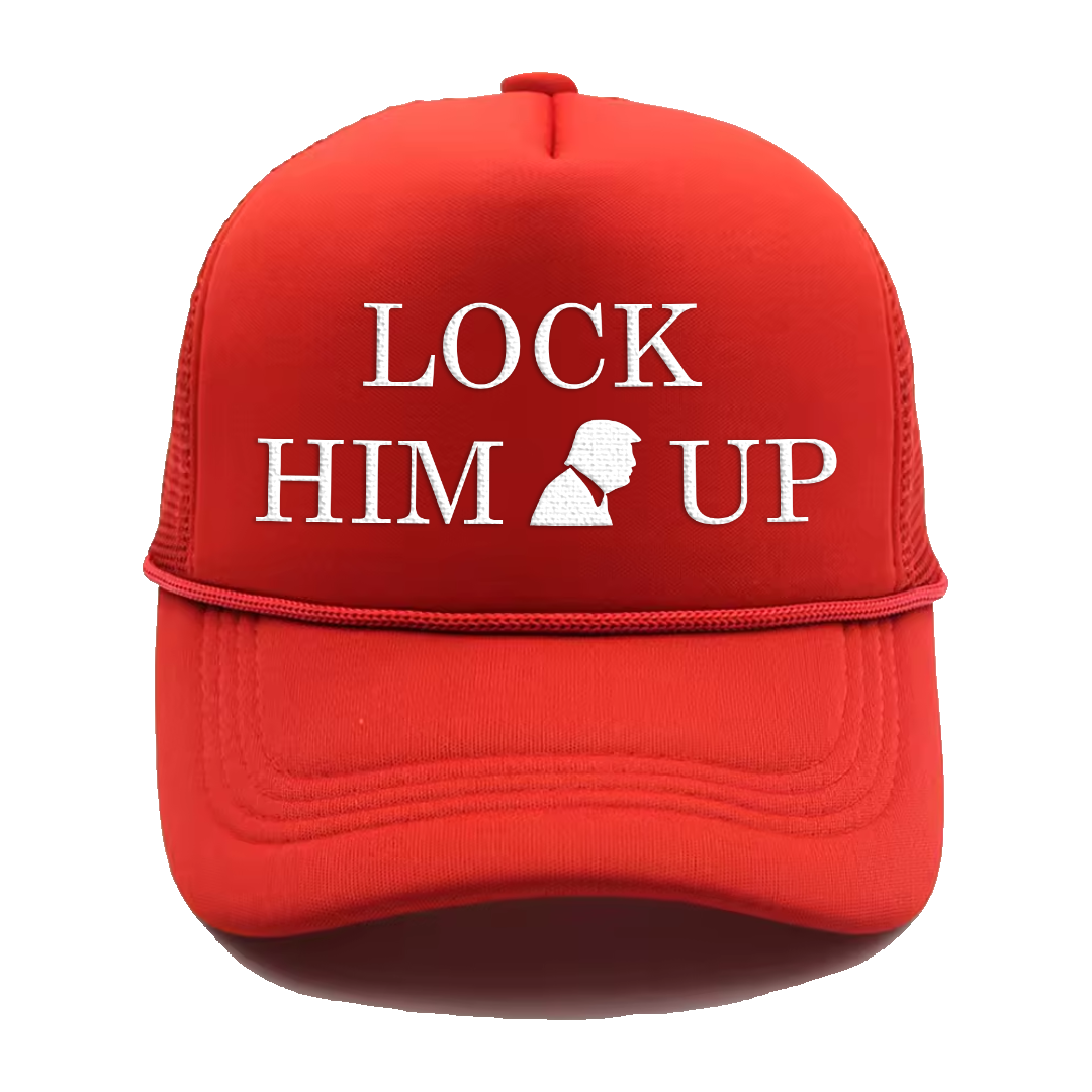 LOCK HIM UP Foam Trucker Hat