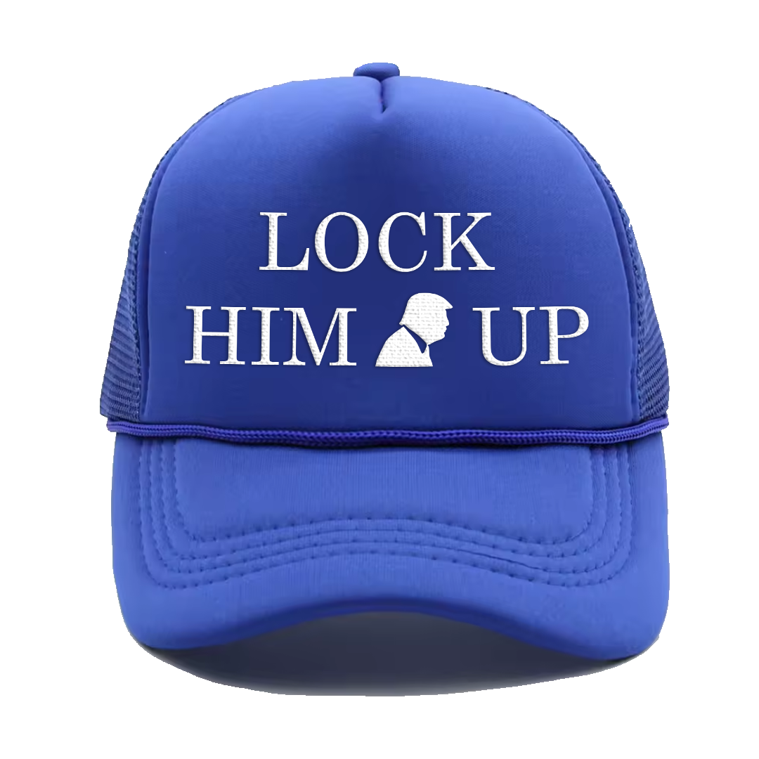 LOCK HIM UP Foam Trucker Hat